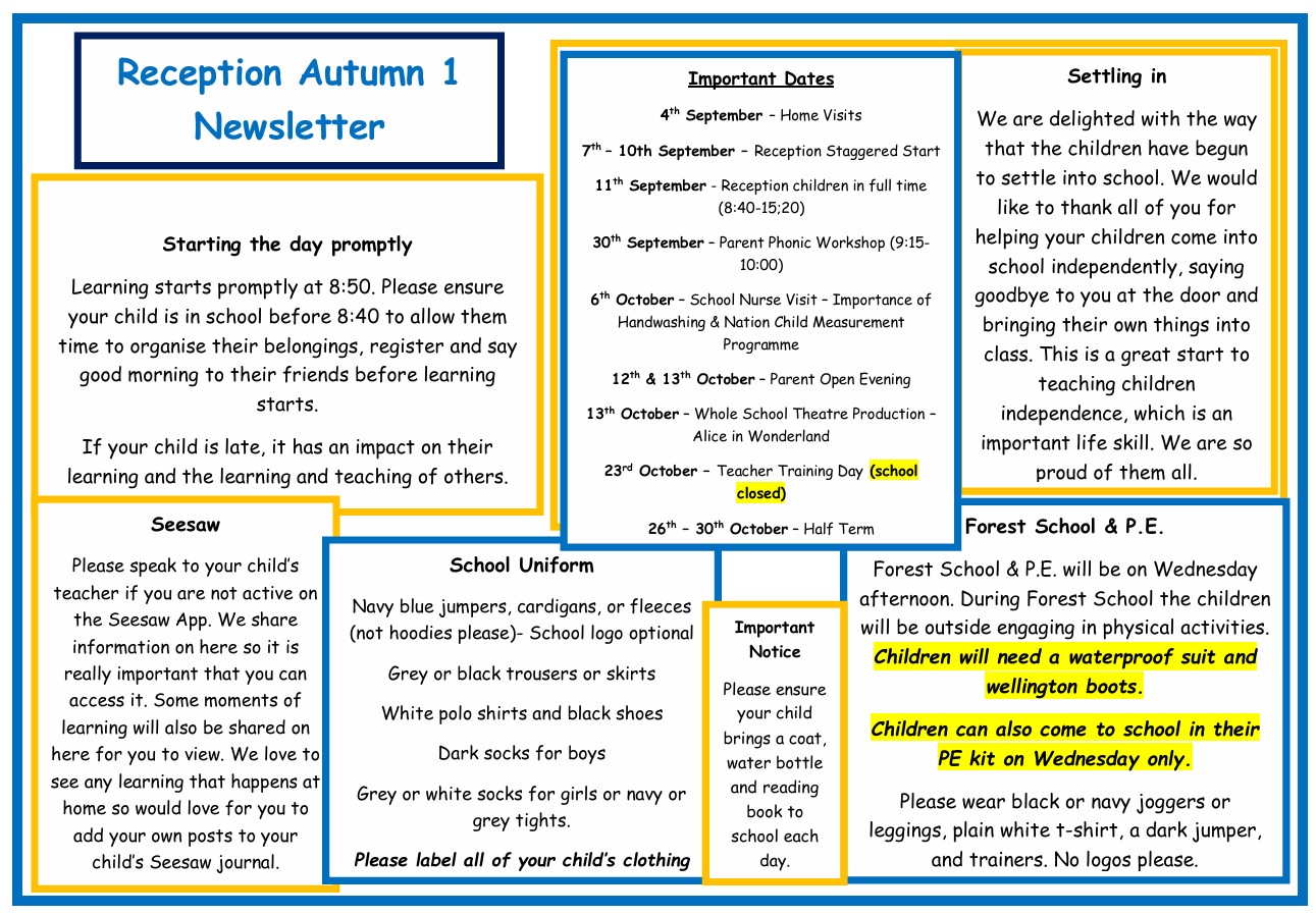 Autumn 1 2026 page 1